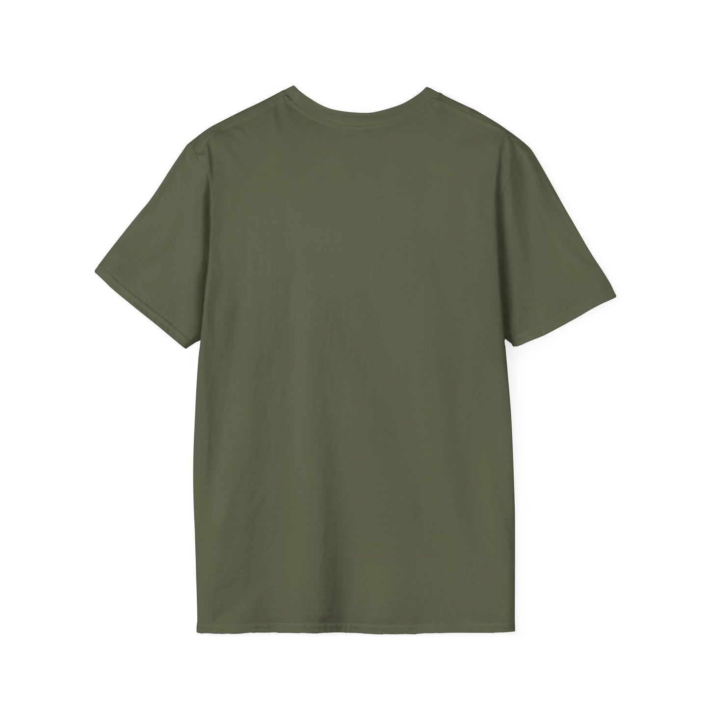 Angry Itch Black Logo Chest T-Shirt - Military Green