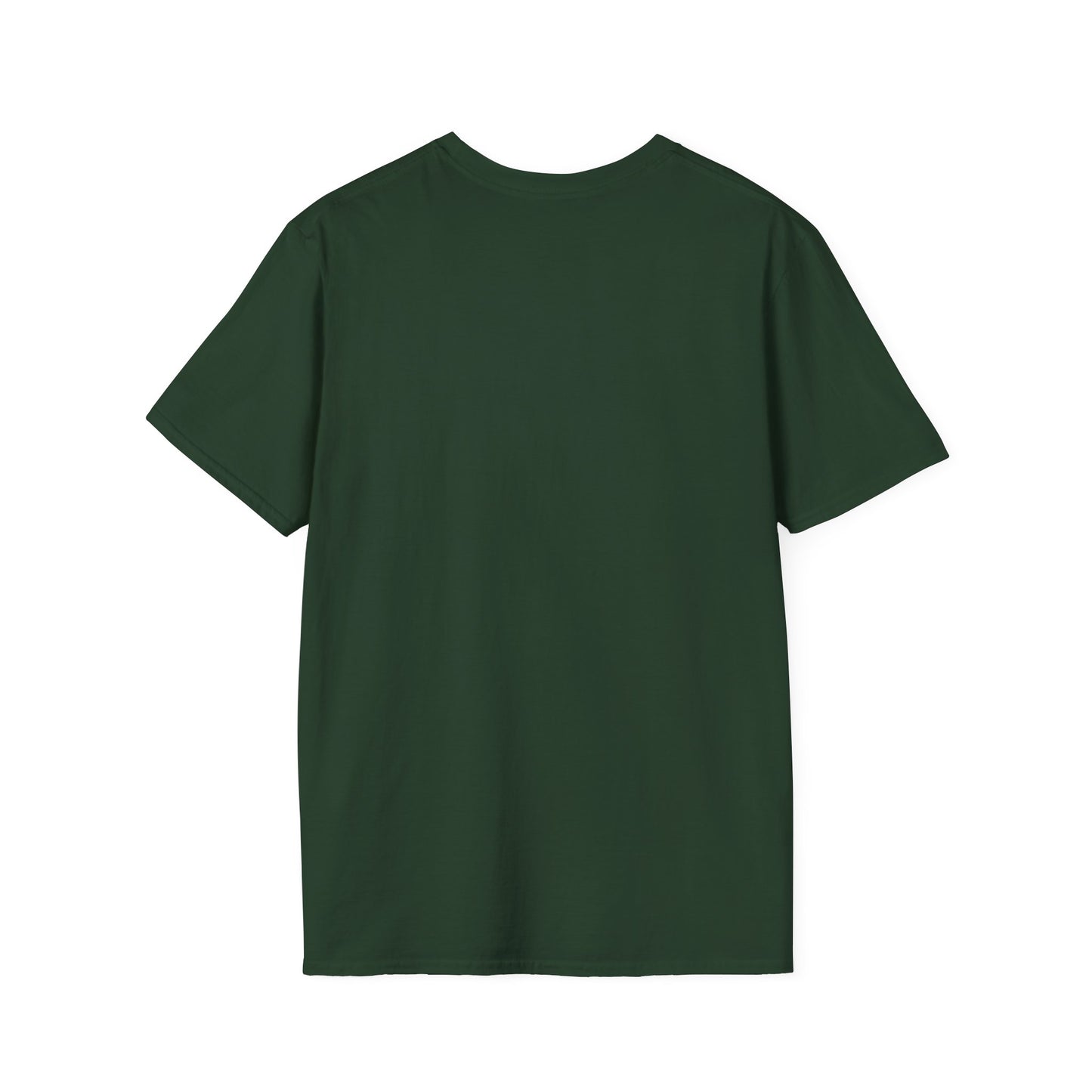 Angry Itch White Logo Pocket T-Shirt - Forest Green