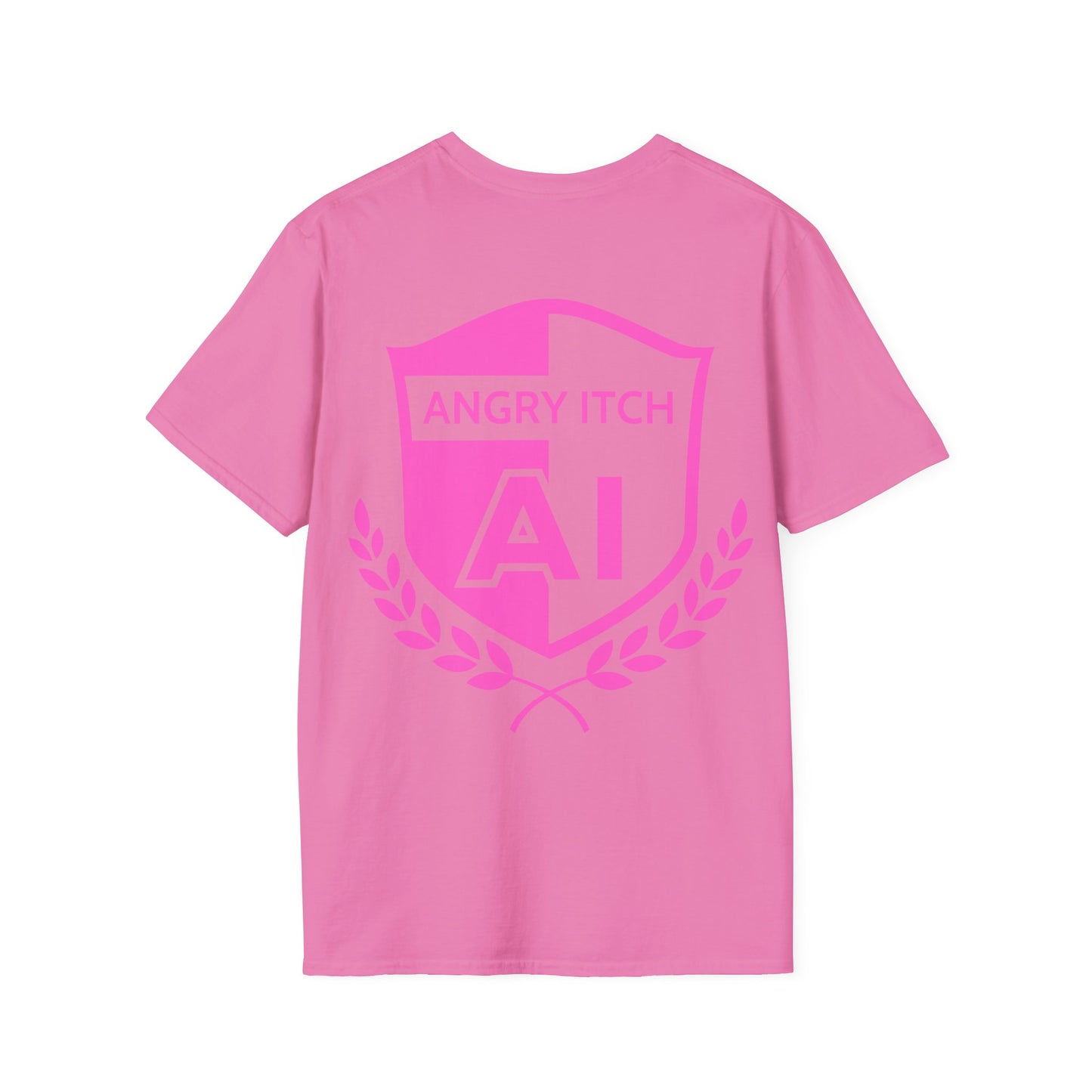 Angry Itch Pink Logo Sponsor T-Shirt - Pink