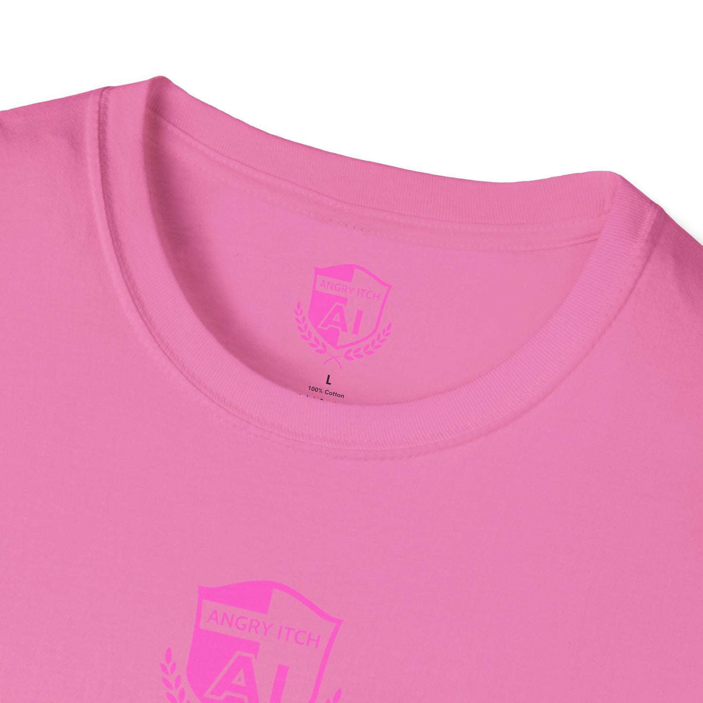 Angry Itch Pink Logo Sponsor T-Shirt - Pink